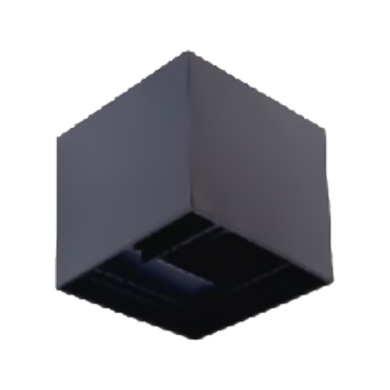 6W-40W 黑色正方体LED壁灯