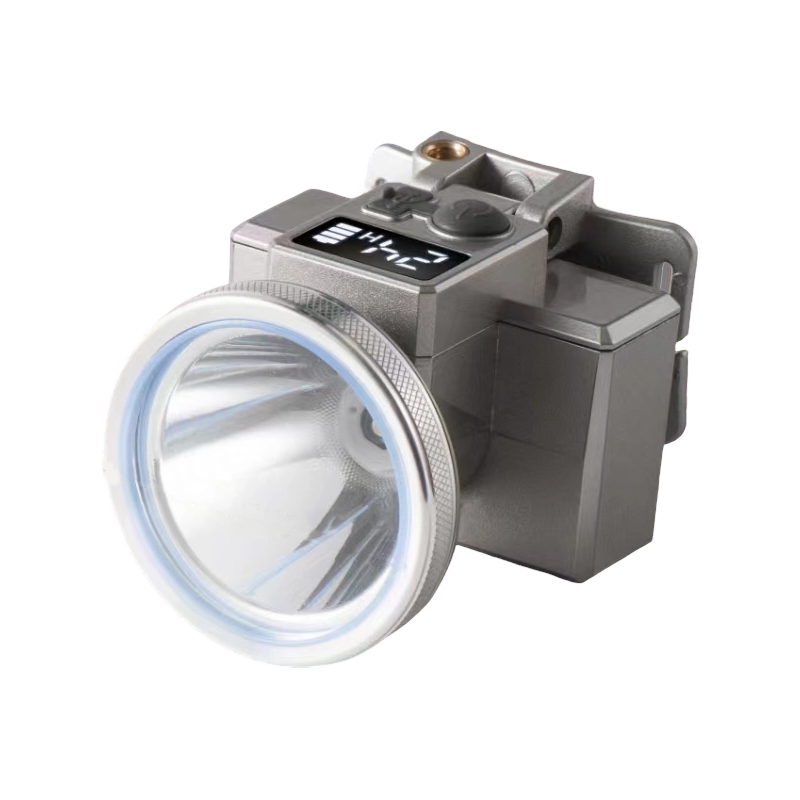 200W 5200毫安 激光炮显示屏双锂电头灯