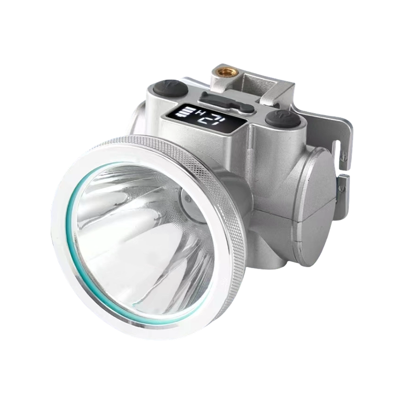 300W 6000毫安 激光炮显示屏双锂电头灯