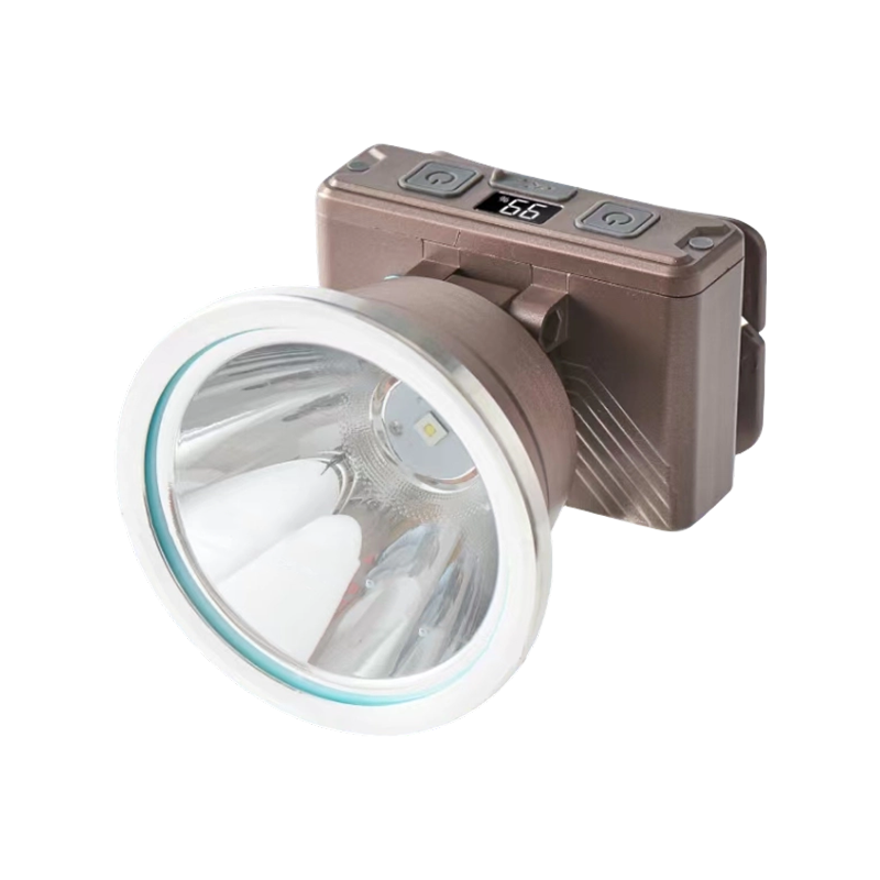 6000LM 5200毫安 激光炮数显双锂电头灯